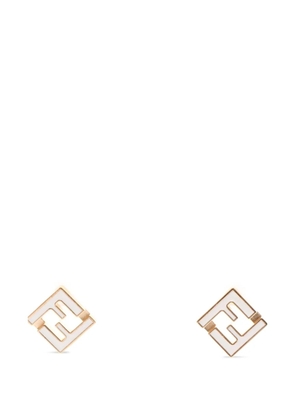 Fendi Pre-Owned 2020s Forever Fendi FF logo earrings - Gold