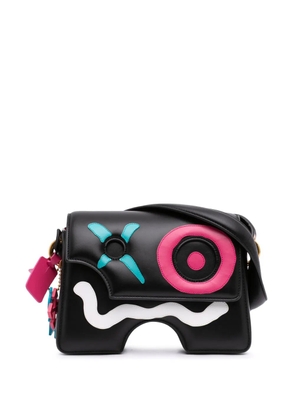 Off-White Pre-Owned 2021-2026 Limited Edition Andre Saraiva Leather Burrow 22 crossbody bag - Black