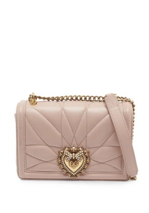 Dolce & Gabbana Pre-Owned mini Devotion chain shoulder bag - Pink