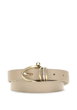 Chloé buckle-fastening leather belt - Neutrals