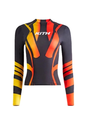 KITH Valen Surge logo-print top - Black