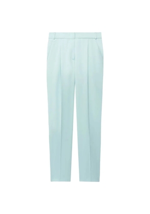 Another Tomorrow Peg pleated trousers - Blue