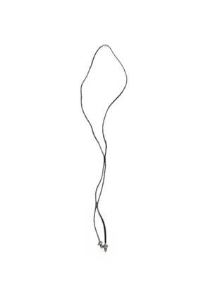 Chrome Hearts braided-leather chain necklace - Black