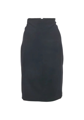 Versace Pre-Owned high-waisted pencil skirt - Blue