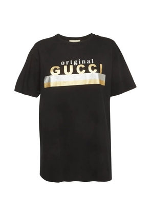 Gucci Pre-Owned logo-print crew-neck T-shirt - Black
