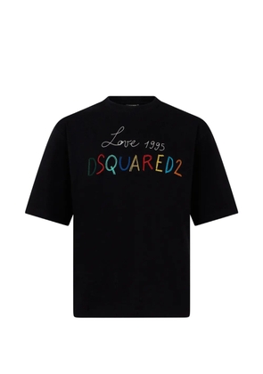 DSQUARED2 1995 embroidered loose-fit T-Shirt - Black