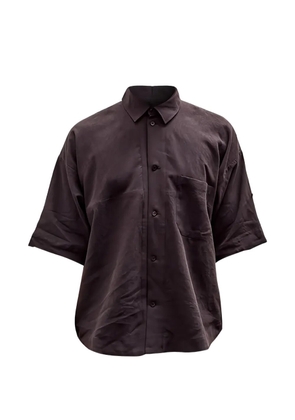 Jan Jan Van Essche chest-pocket short-sleeved shirt - Grey