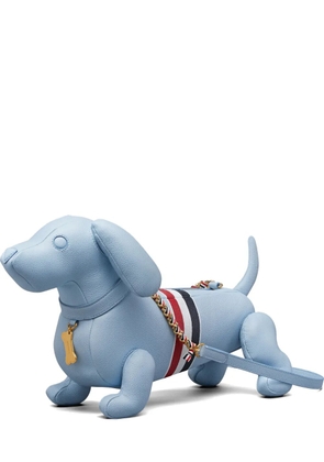 Thom Browne mini Hector leather shoulder bag - Blue