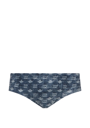 DSQUARED2 monogram swim briefs - Blue