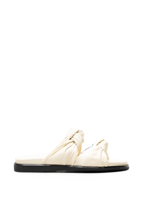 Dear Frances Tye knot-detail sandals - White