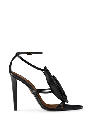 Giuseppe Zanotti Cursed Flower sandal 105 - Black