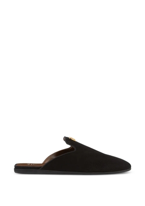 Giuseppe Zanotti Seal slipper - Black