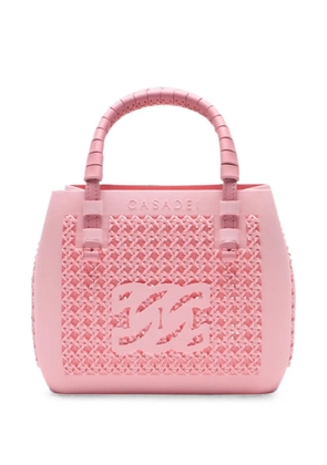 Casadei C-Chain 3D-textured shoulder bag - Pink