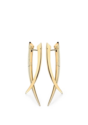 Shaun Leane Sabre Crossover drop earrings - Gold