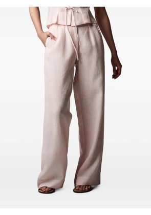 HEVRON Alina drawstring-fastening palazzo pants - Neutrals