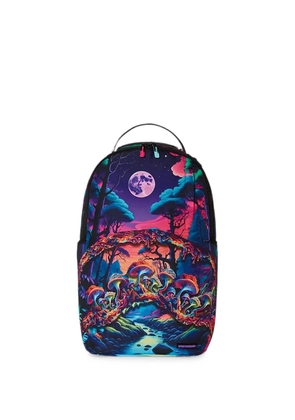 Sprayground Psychedelic Forrest DLXR backpack - Blue