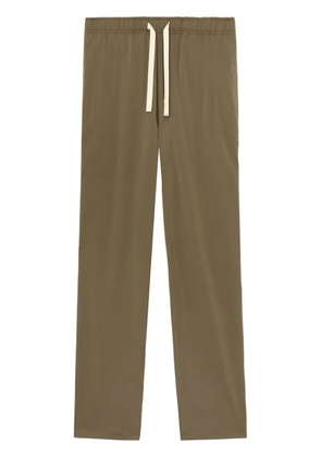 Palm Angels straight-leg drawstring trousers - Green