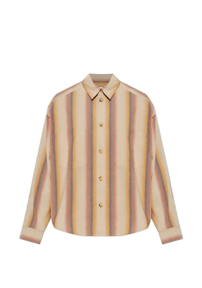 ISABEL MARANT Mahvane vertical-stripe long-sleeve shirt - Neutrals
