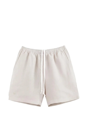 TRUE TRIBE Neat drawstring shorts - Neutrals