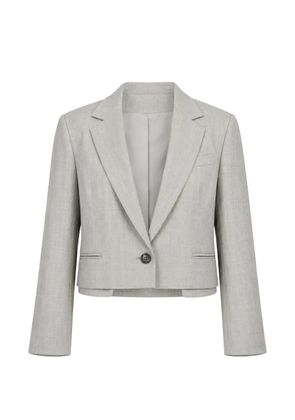 WE-AR4 cropped single-breasted blazer - Grey