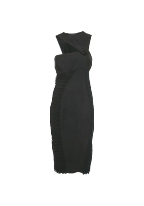 Versace Pre-Owned lace-detail mini dress - Black