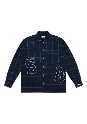 Saintwoods flannel shirt - Blue