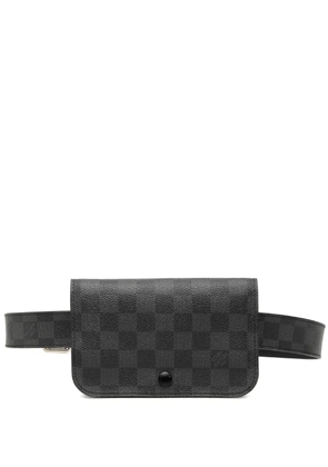 Louis Vuitton Pre-Owned 2008-2011 Damier Graphite Pochette Homme Ceinture belt bag - Black