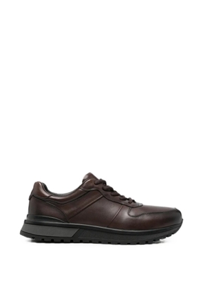 SERGIO MORETTI FIRENZE lace-up leather sneakers - Brown