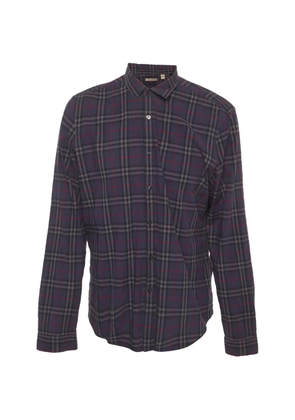 Burberry Pre-Owned Nova Check plaid-pattern shirt - Blue