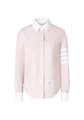 Thom Browne stripe-detail oxford shirt - Pink