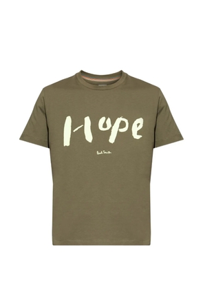 Paul Smith slogan-print T-shirt - Green