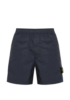 Stone Island logo-patch shorts - Blue