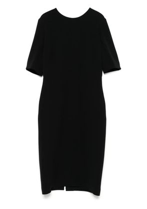 Giorgio Armani silk midi dress - Black