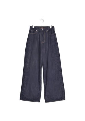 MASU bouclé baggy jeans - Blue