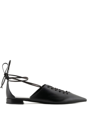 Giorgio Armani leather boots - Black