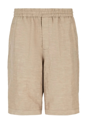 Giorgio Armani elasticated shorts - Neutrals