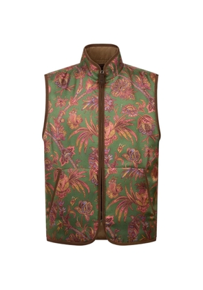 ETRO reversible silk and wool waistcoat - Green