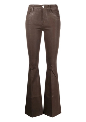 FRAME flared low-rise jeans - Brown
