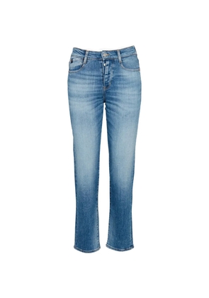 Les Temps des Cerises faded slim-fit jeans - Blue