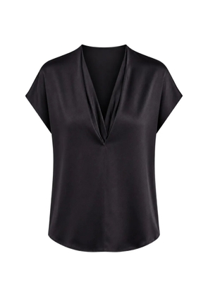 Vince V-neck silk blouse - Black