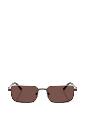 Prada Eyewear rectangle-frame sunglasses - Brown