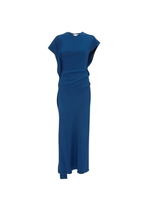 Victoria Beckham Victoria asymmetric midi dress - Blue