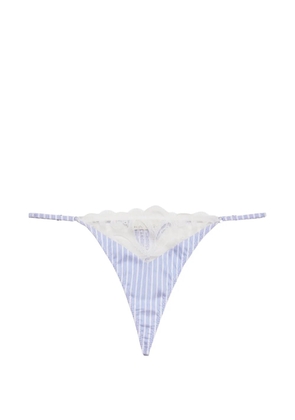 Fleur Du Mal East Hampton V-String briefs - White