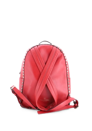 Valentino Garavani Pre-Owned Rockstud Leather Medium backpack - Red