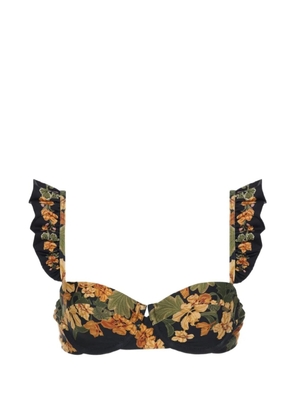 Agua By Agua Bendita Kiwi Cordillera bikini top - Black