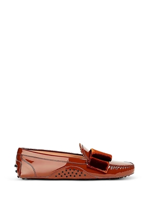 Tod's x Alessandro Dell'Acqua Gommino driving loafers - Brown