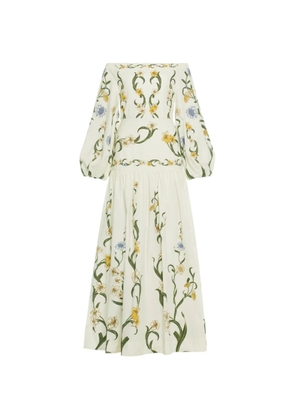 Agua By Agua Bendita Senlis Laguna floral print maxi dress - Neutrals