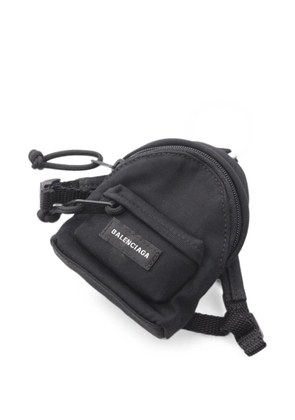 Balenciaga Pre-Owned 2010s Micro Backpack bag charm - Black