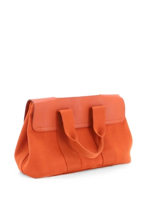 Hermès Pre-Owned Valparaiso Bag Toile and Leather PM tote bag - Orange