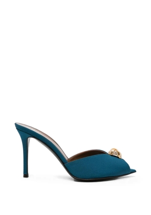 Giuseppe Zanotti crystal-embellished peep-toe sandals - Blue